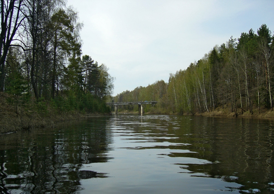 Керженец в районе деревни Хахалы