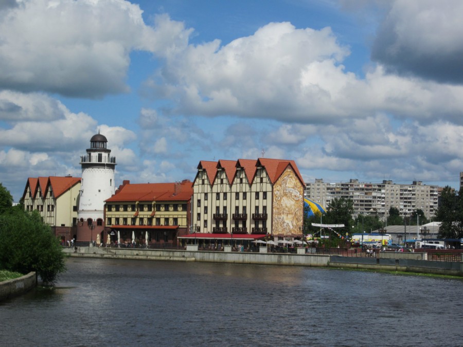 Рыбная деревня с моста
