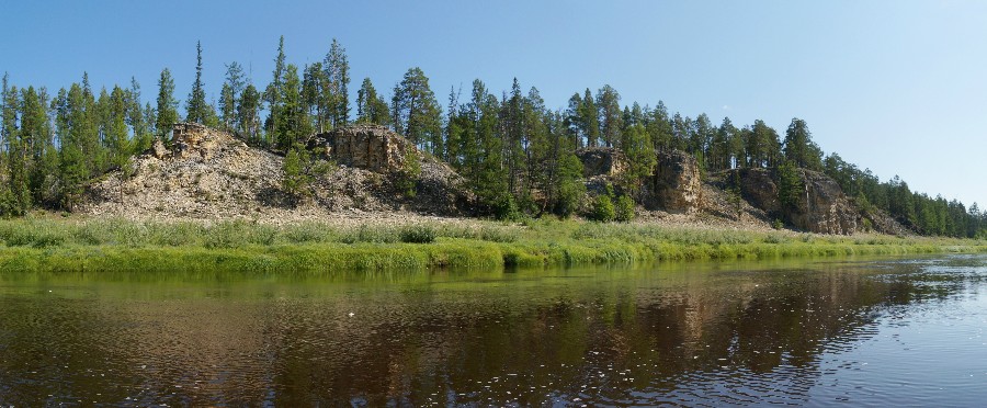 Первые скалы