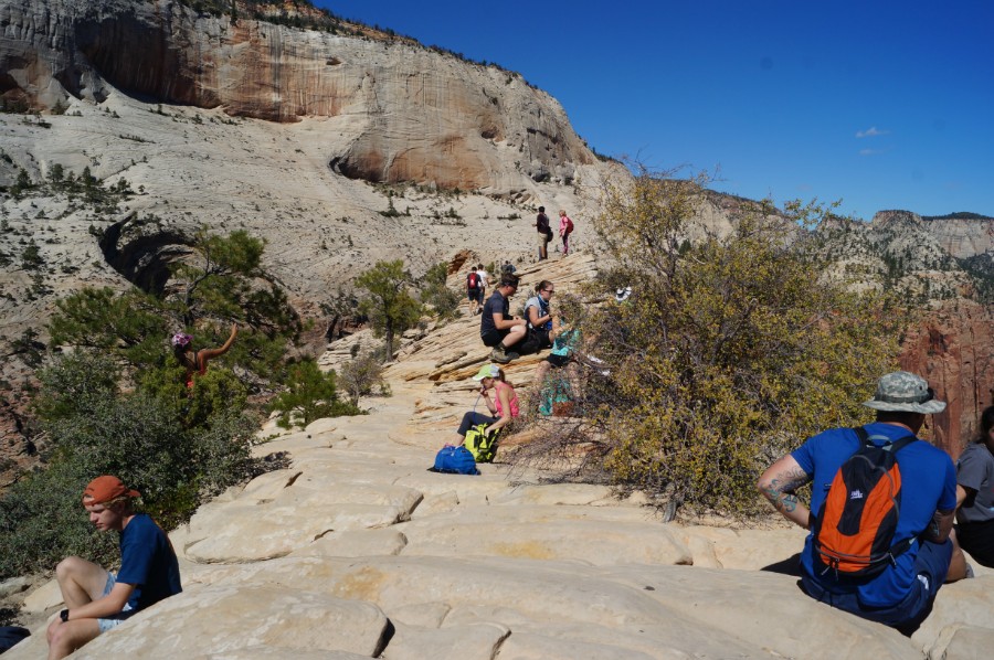    (Top of Angels Landing ) 2